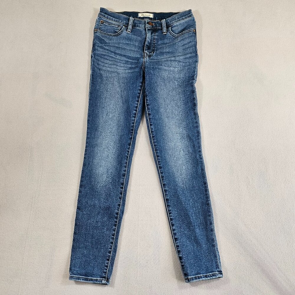 Madewell Jeans Womens 27 Blue Denim Roadtripper Mid-Rise Skinny